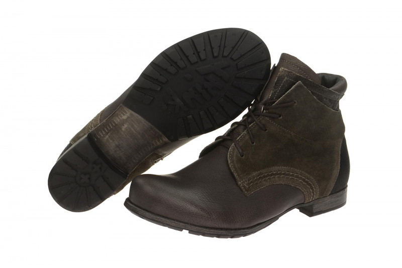 Think Denk Stiefelette grau braun