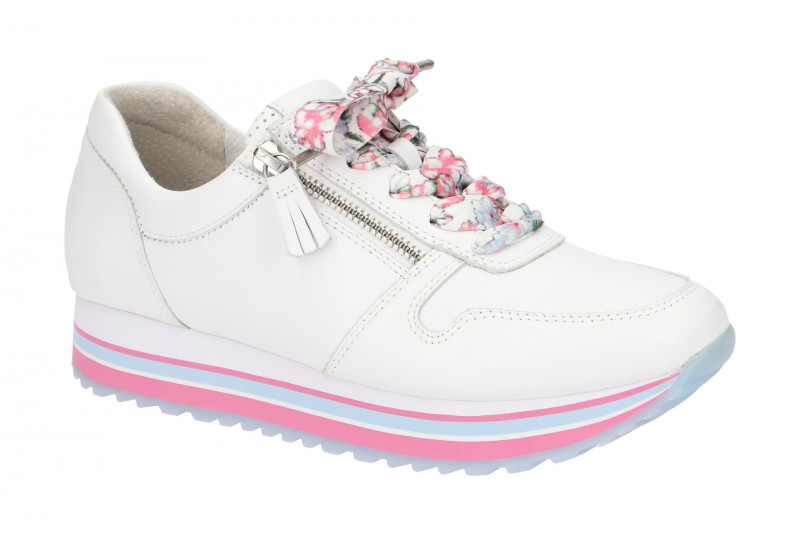 Gabor York Schuhe weiß Plateau Sneakers