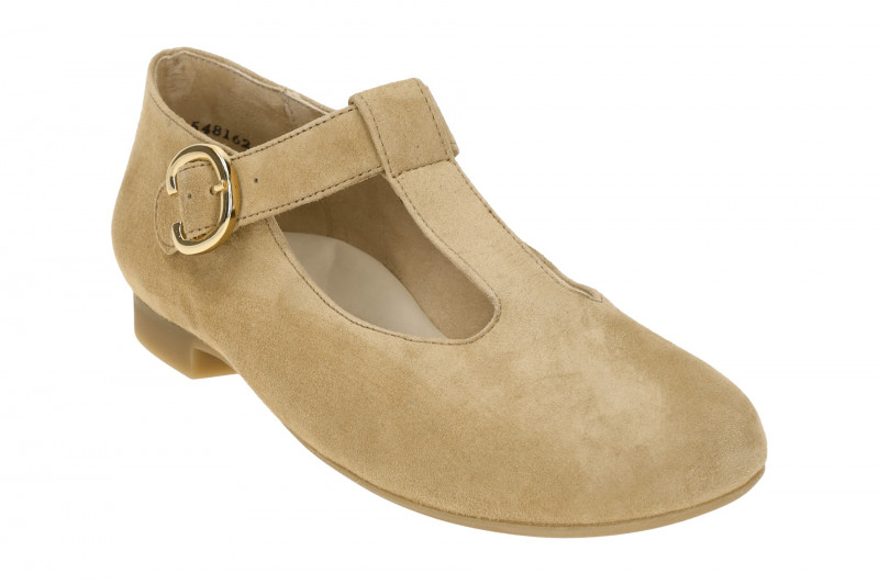 Paul Green Slipper Mary Jane beige T-Steg 1203