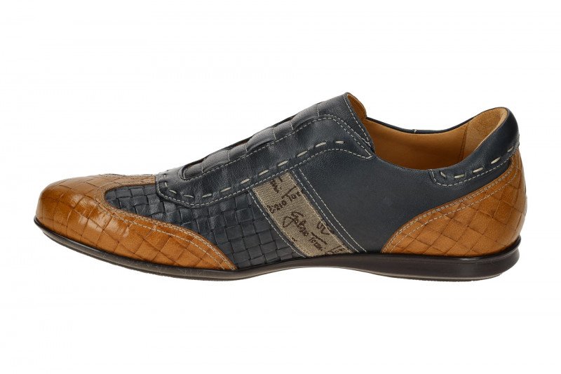 Galizio Torresi Schuhe Slipper blau braun 317820