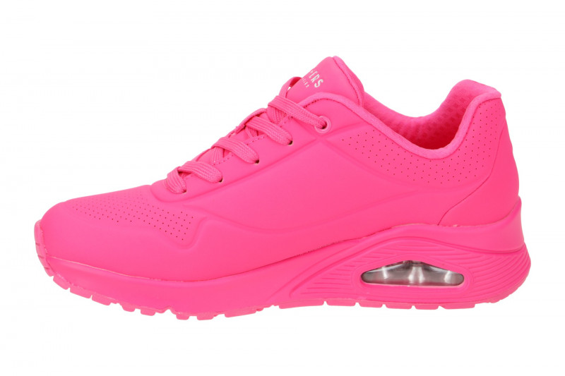 Skechers Uno Schuhe neon pink Damen Sneakers 73667