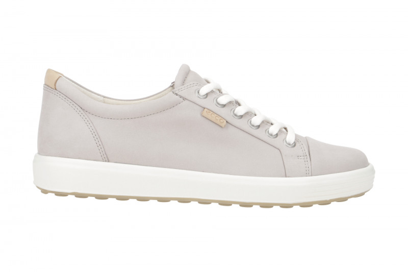 Ecco Soft 7 Schuhe grau rose Damen Sneakers