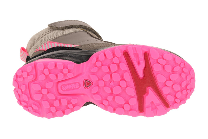 Ecco Receptor Winter Stiefel Kinder grau pink Waterproof 724822