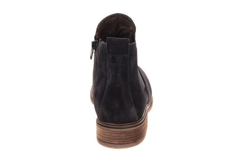 Gabor Stiefelette blau Velour 8040.03.005