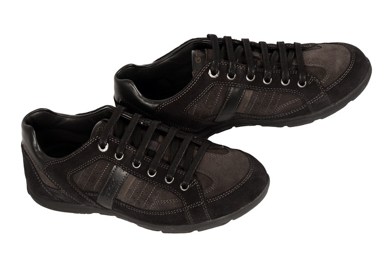 Geox Marshall Schuhe grau schwarz U24X1B