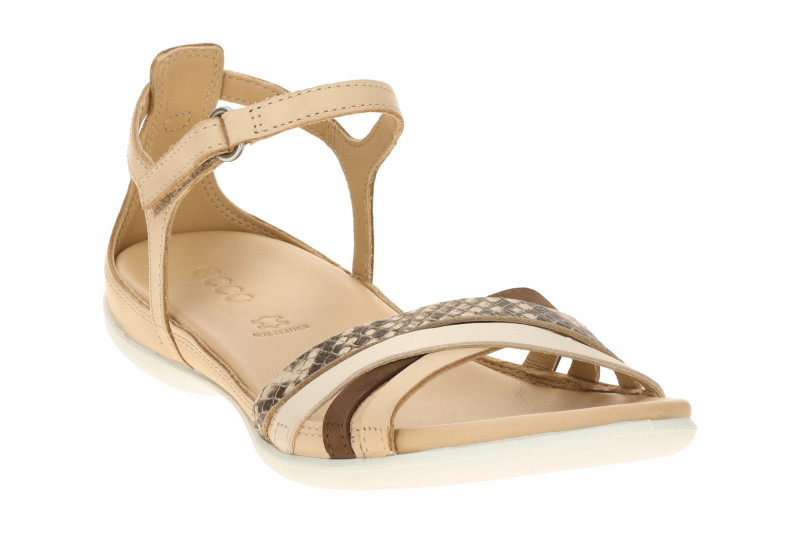 Ecco Flash Sandale braun beige Kreuzriemen 244243
