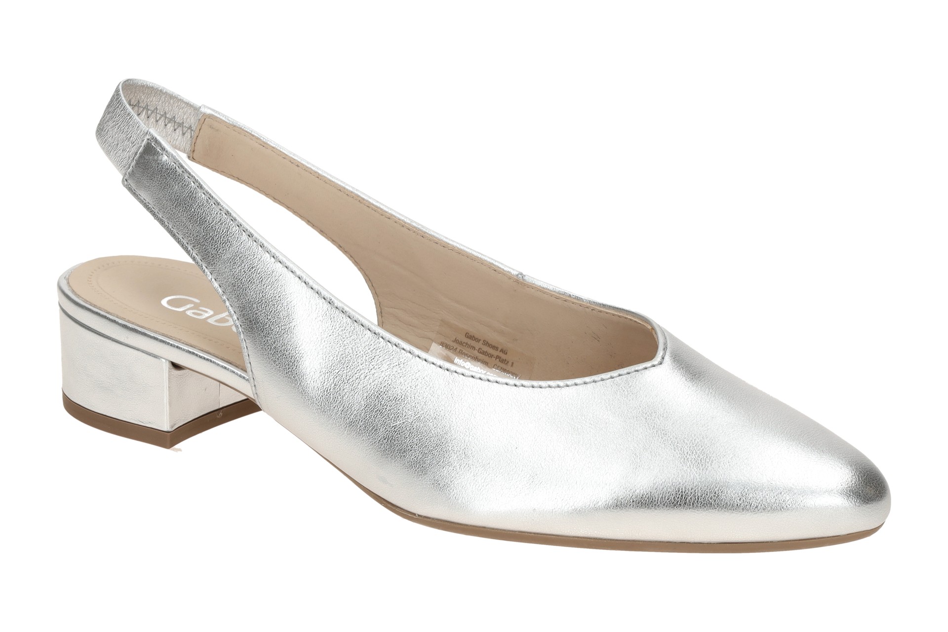 Pumps Grau Silber