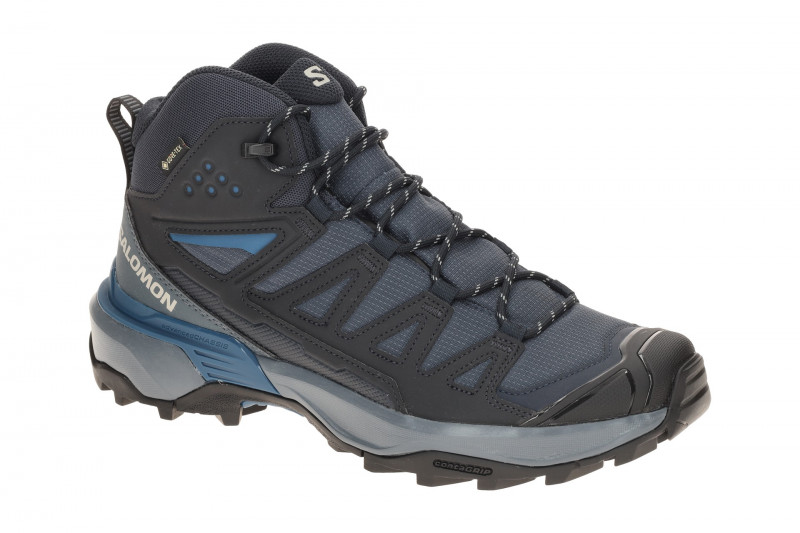 Salomon X Ultra 360 Mid Schuhe blau schwarz GORE-TEX