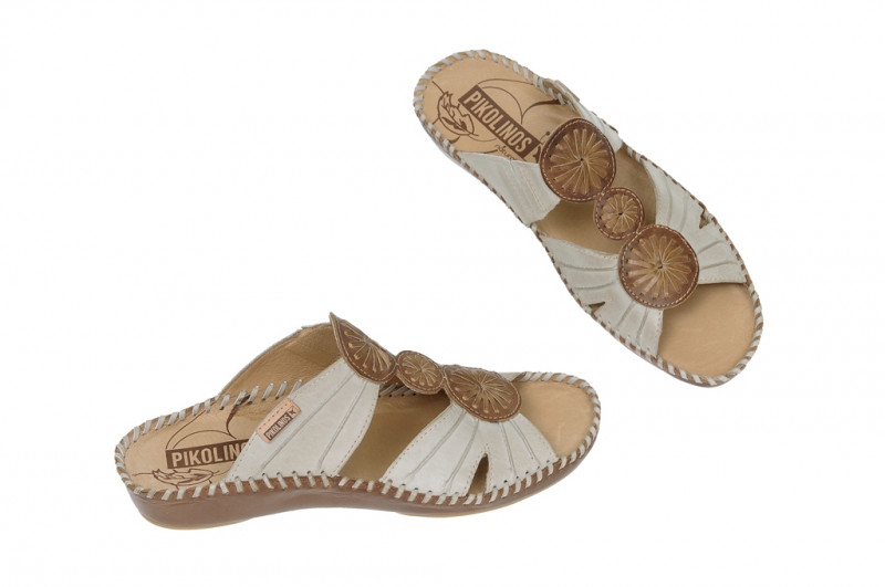 Pikolinos Vallerta Pantolette grau braun 655-9468