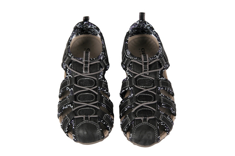 Geox Sand.Strel Damen Sandale schwarz
