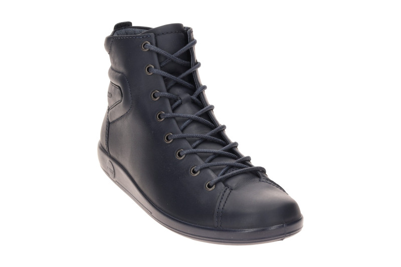 Ecco Soft 2 Stiefeletten Schuhe blau Sneaker High Cut 207513