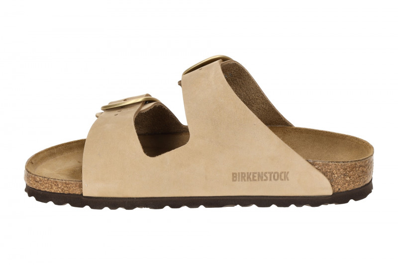 Birkenstock Arizona Big Buckle Pantolette beige sandcastle SCHMAL