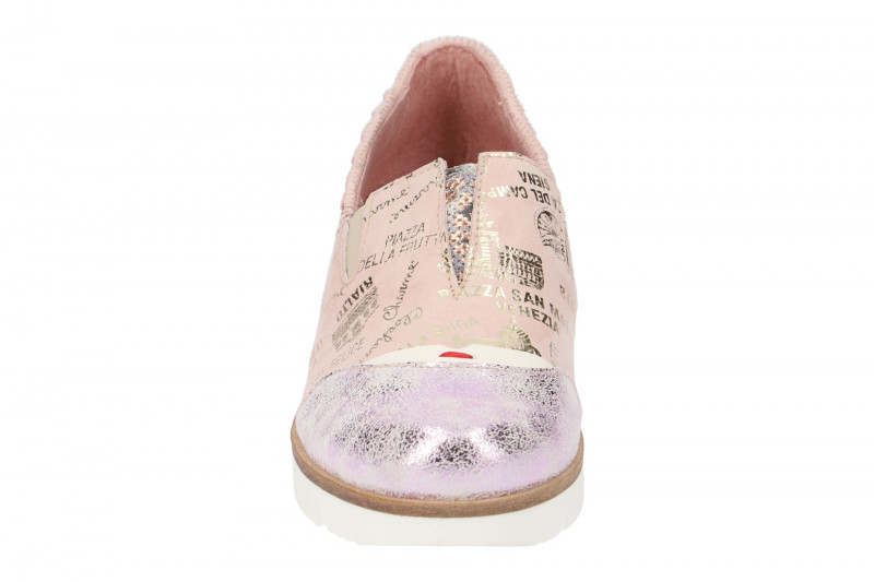 Charme Schuhe Slipper rosa kombi 6001P