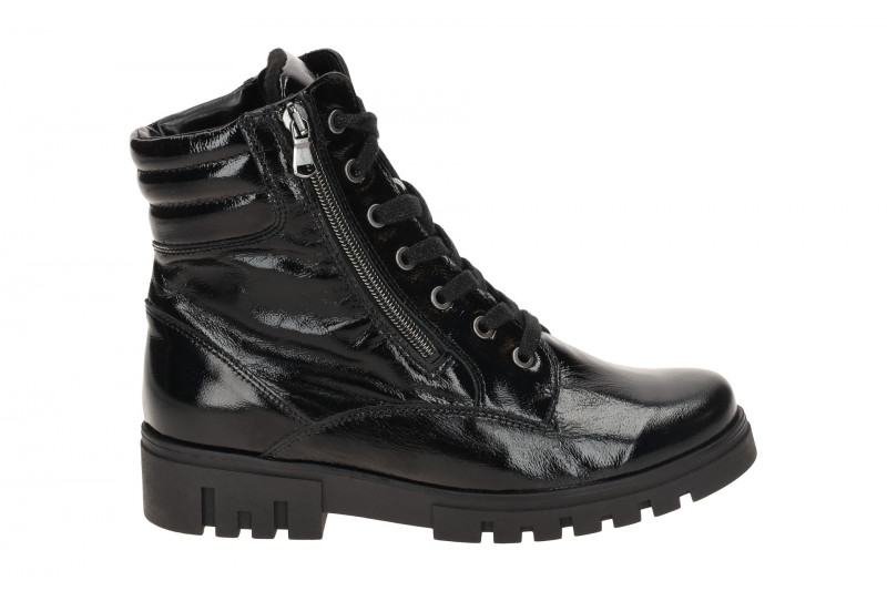 Waldläufer Serena Stiefeletten Boots schwarz Lack H-Weite