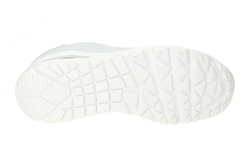 Skechers Uno Schuhe Damen Sneakers weiß silber 155196