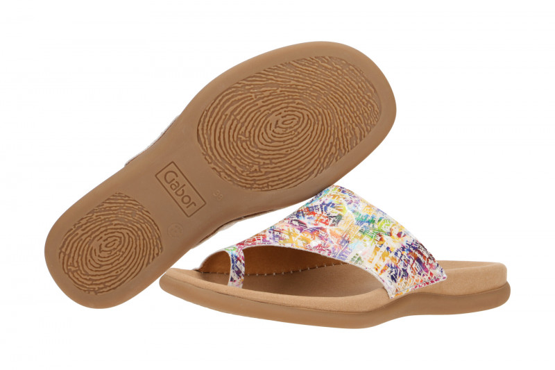 Gabor Zehentrenner Pantolette bunt Artist 83.700.60