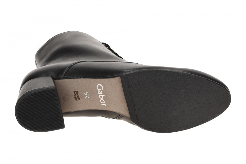 Gabor Stiefelette schwarz Ankle Boots Lace 55.681.27