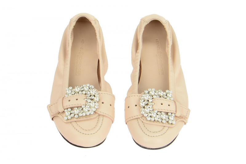 K&S Malu Ballerinas rosa crystal 10970