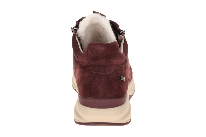 Caprice Schuhe Mid Sneaker rot bordo Warmfutter TEX 26202