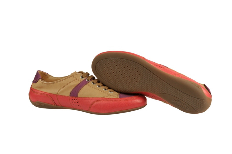 Geox Respira Moena B Schuhe braun rot