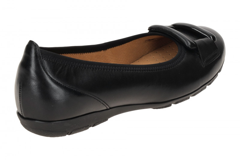 Gabor Schuhe Ballerina Slipper schwarz Nappa 74.166.27