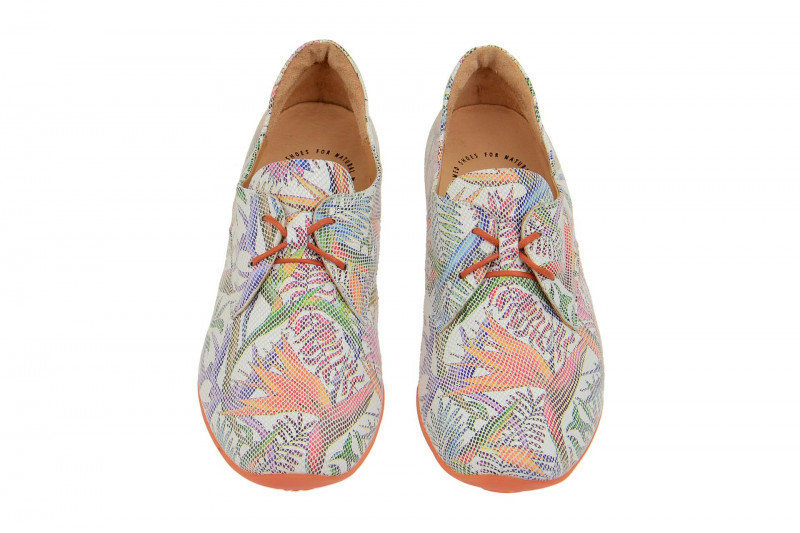 Think Chilli Schuhe weiß Blumen 0-80100-97