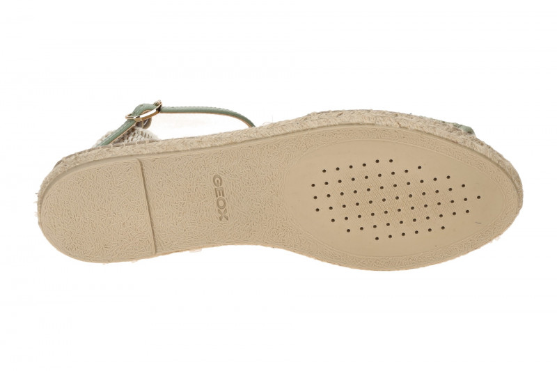 Geox Lampedusa Sandale grün mint Bast D55V0B