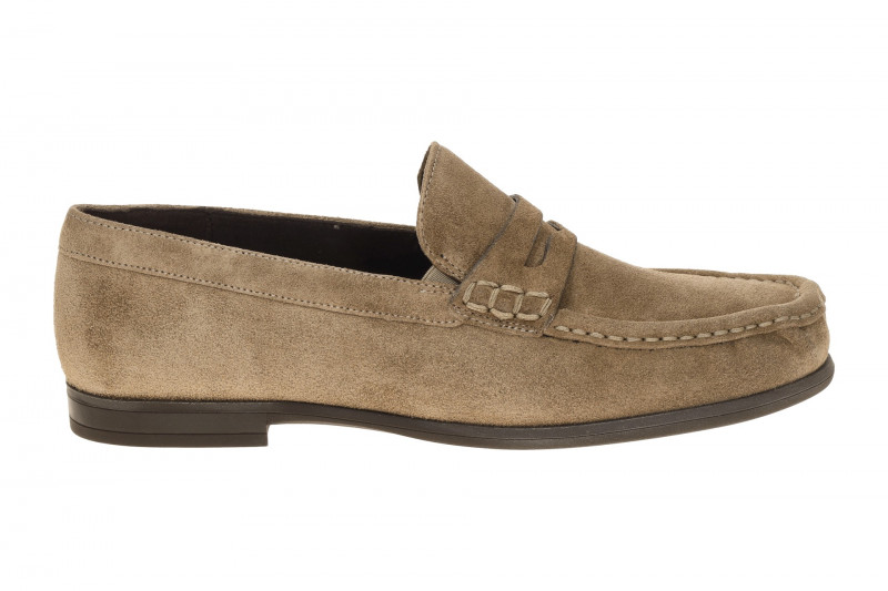 Paul Green Schuhe Slipper taupe braun Loafer 1228