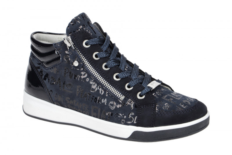 ARA Rom Schuhe Damen Sneaker blau 12-34499