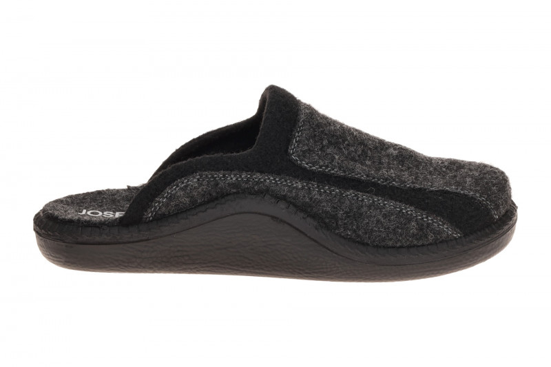 Josef Seibel Monaco Pantoletten Clogs schwarz Filz 17912