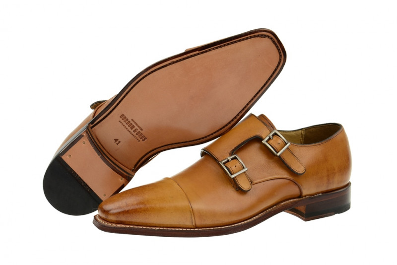 Gordon & Bros Schuhe braun tan Double-Monk Lucquin 4924