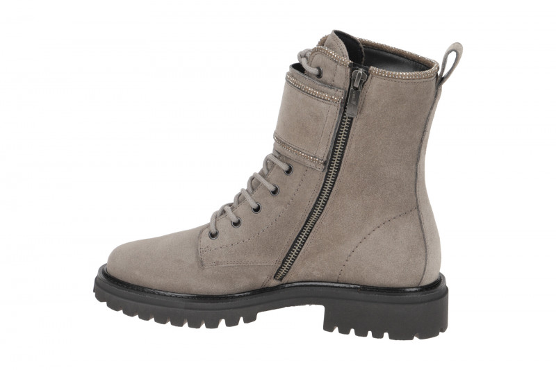 Paul Green Stiefelette grau Ziersteine 9080