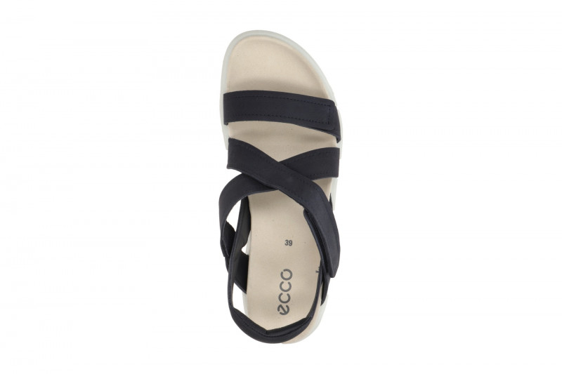 Ecco Soft Sandalen blau marine Kreuzriemen Nubuck 238813