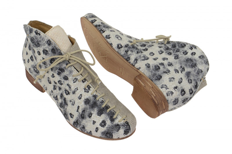 Charme 0735-17E Stiefelette grau schwarz