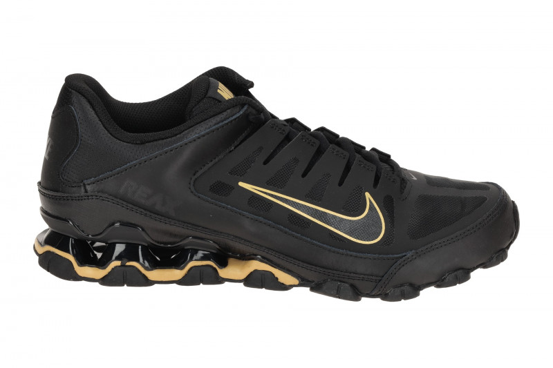 NIKE Reax Schuhe schwarz gold Herren Trainer