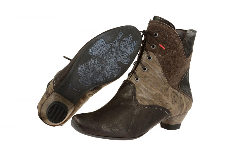 Think Aida Stiefelette braun grau