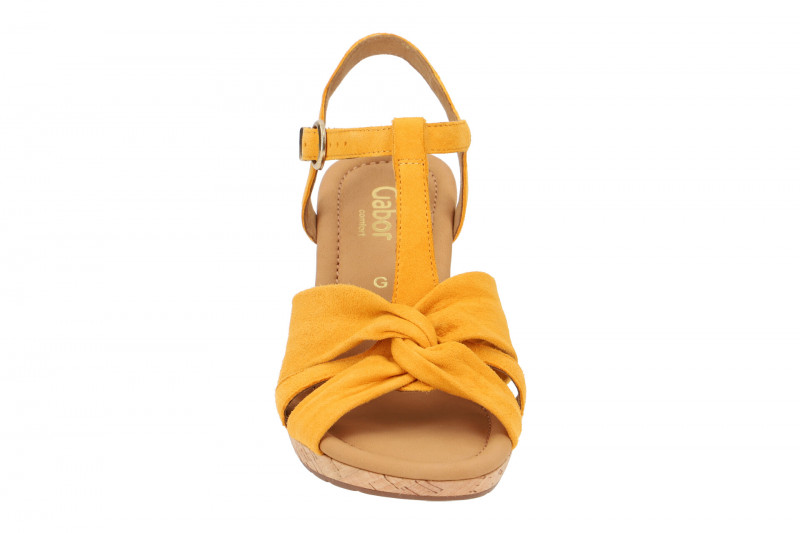 Gabor Keil Sandalen gelb Kork 22.828.22