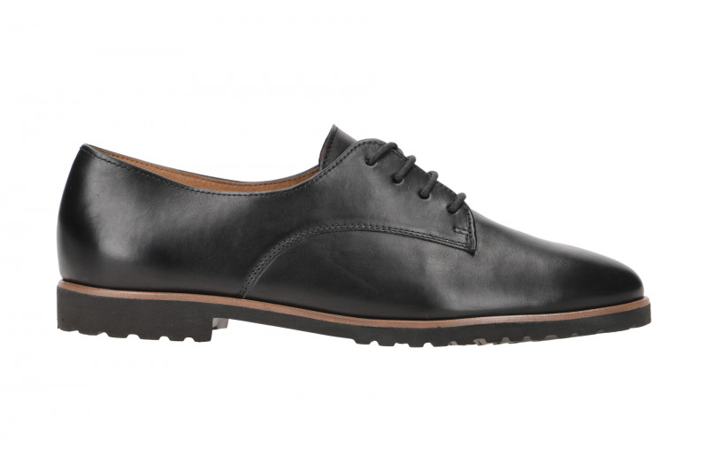 Paul Green Schuhe schwarz matt Schnürer 2804