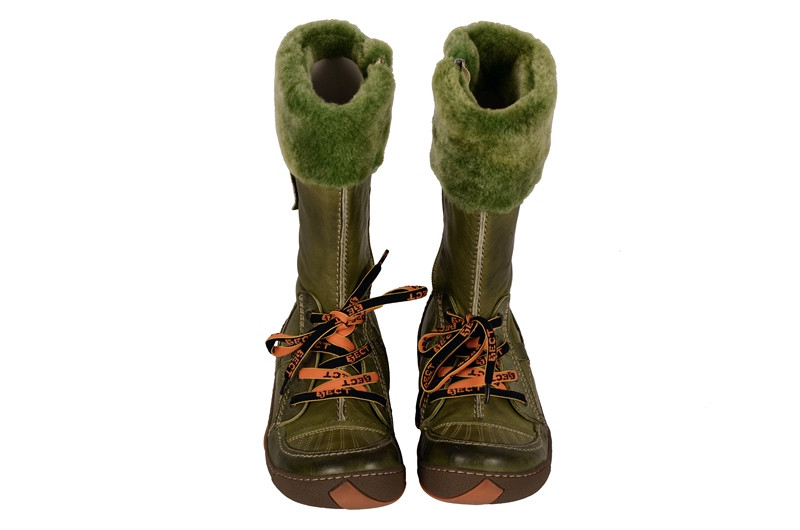 Eject Ice Stiefel grün Lederfutter Gr 37