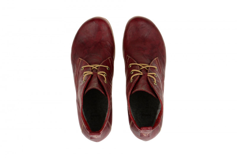 Think Menscha Schnür Stiefelette rot