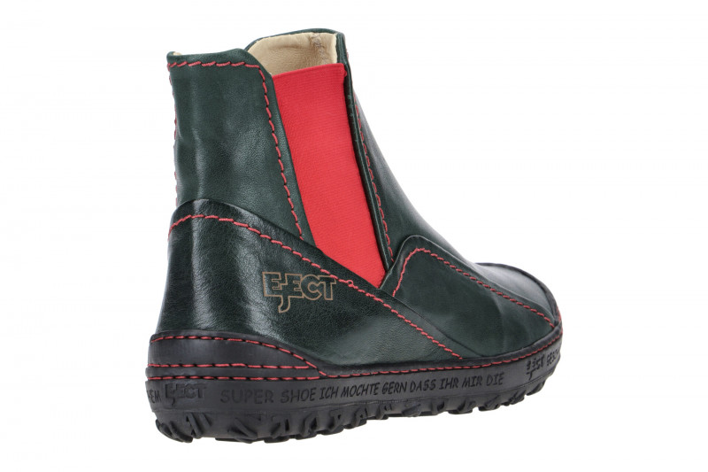 Eject Dass Stiefelette dunkelgrün rot 20756