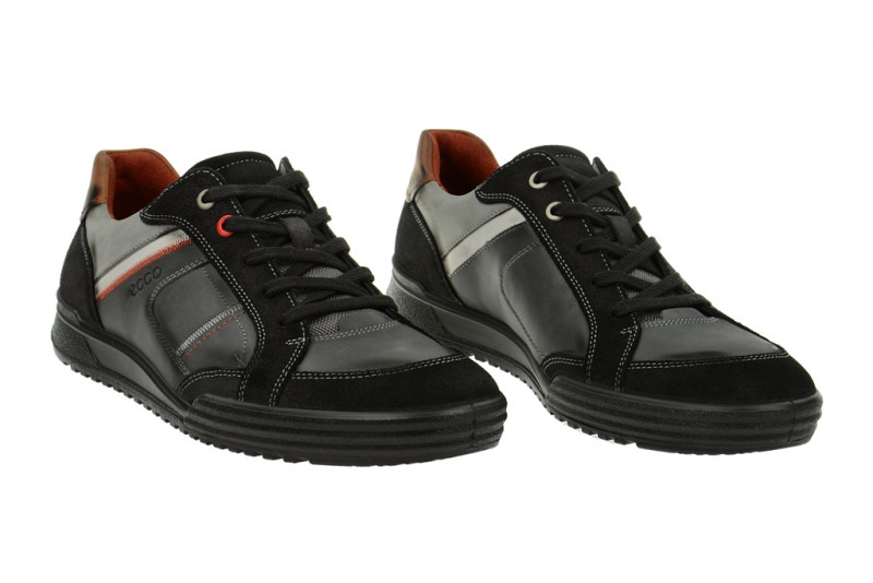 Ecco Fraser Schuhe grau schwarz