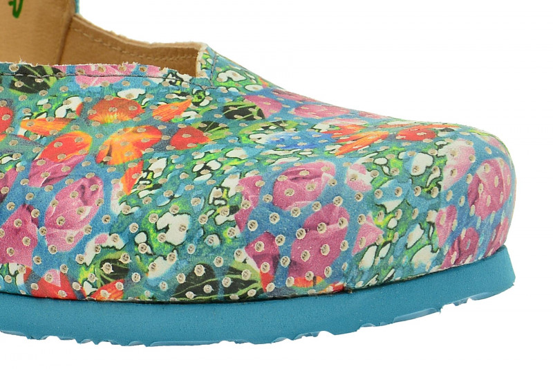 Think Julia Pantolette blau multi Clogs 4-84345-79