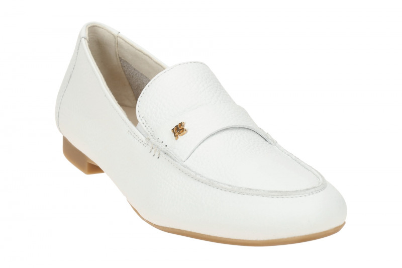 Paul Green Schuhe Loafer weiß Slipper 1056