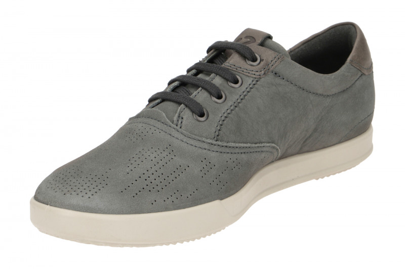 Ecco Collin Schnür Schuhe dunkel grau