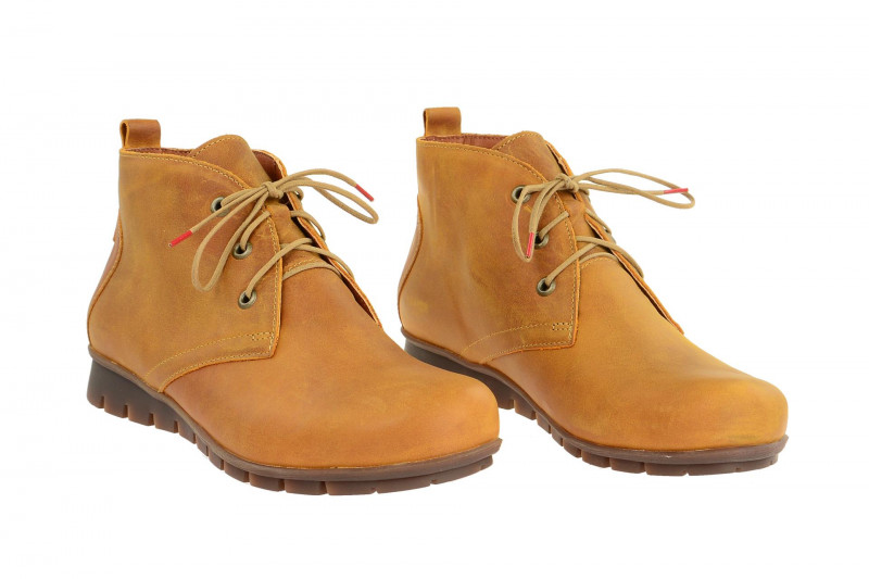 Think Menscha Stiefelette hell-braun