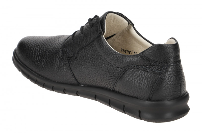 Waldläufer Hector Halb-Schuhe Herren schwarz 366006
