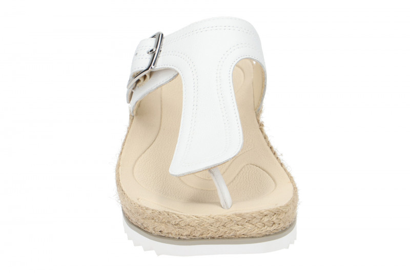Gabor Pantolette weiß Glattleder 63.726.21