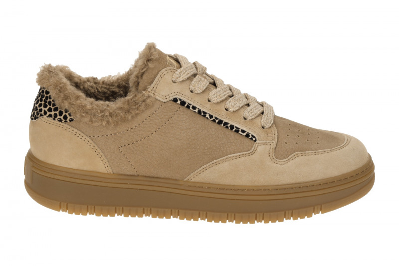 Paul Green Schuhe Sneaker beige braun Leo Warmfutter 5369