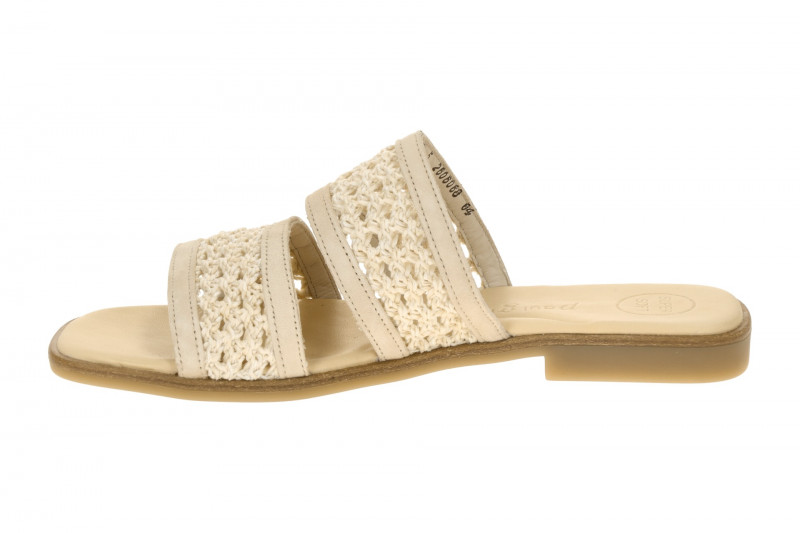 Paul Green Pantolette beige natur geflochten 6185